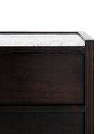 Hannah Nightstand - Ash Wood, Acacia Wood