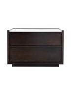 Hannah Nightstand - Ash Wood, Acacia Wood
