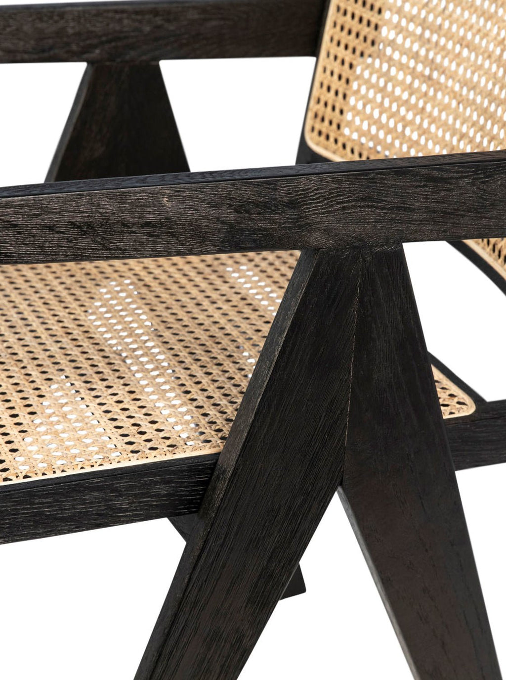 Heidi Dining Chair - Oak Wood, Cane Detail