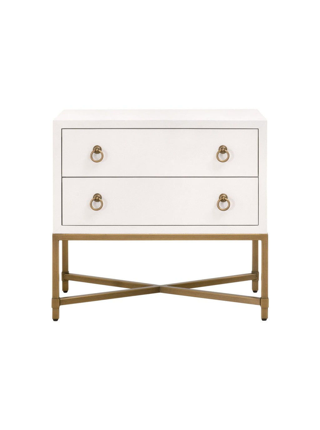 Isaiah Two Drawer Nightstand - Acacia Wood