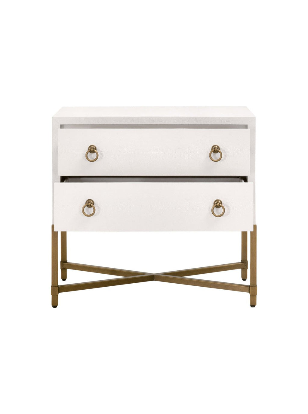 Isaiah Two Drawer Nightstand - Acacia Wood