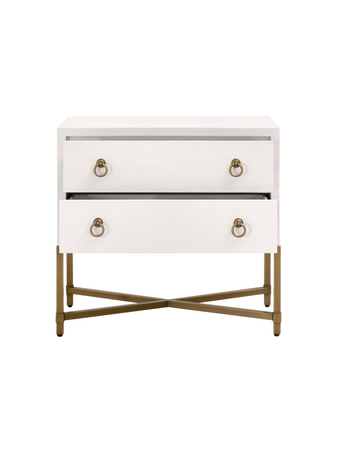 Isaiah Two Drawer Nightstand - Acacia Wood