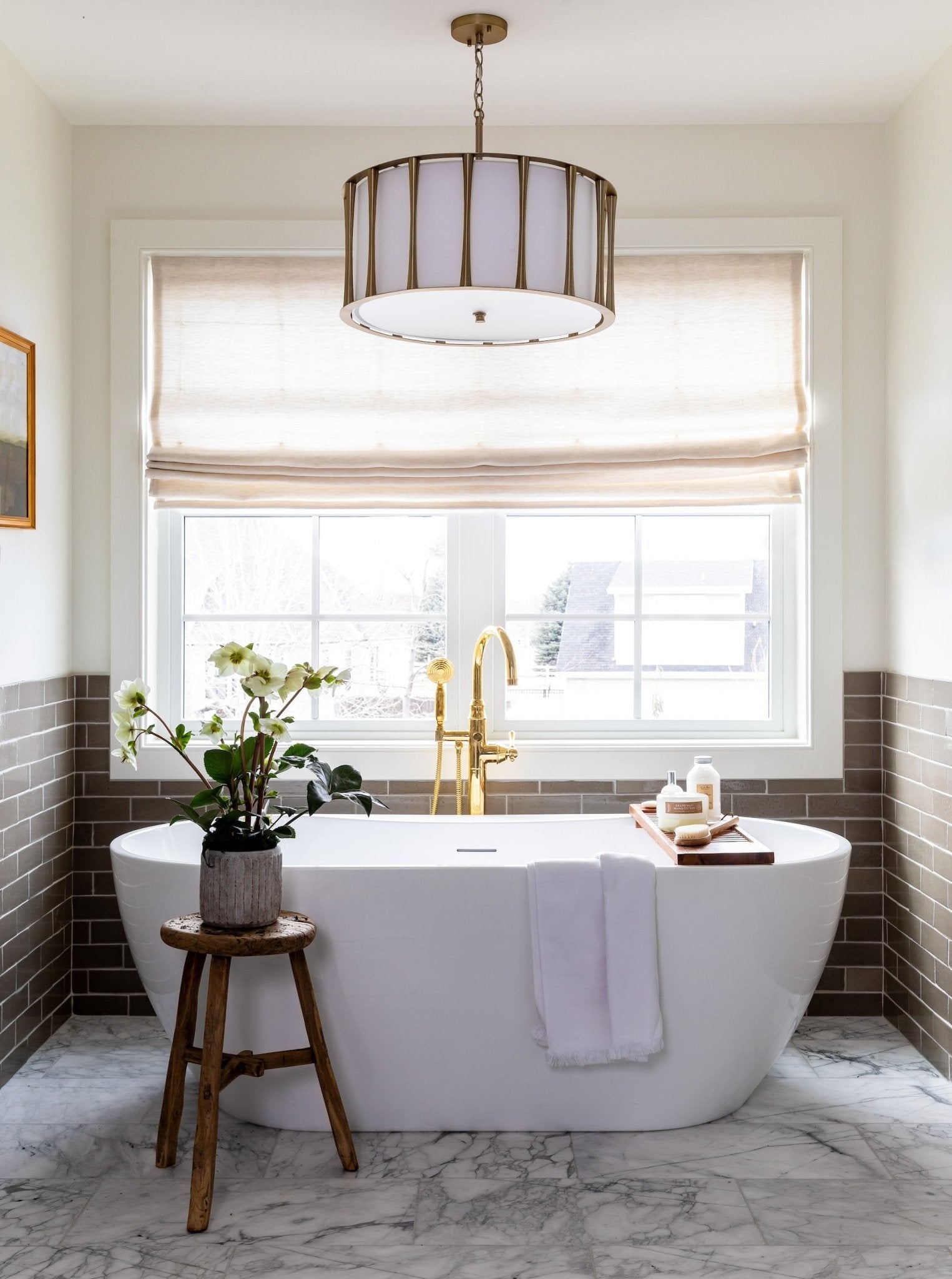 Ivan Vintage Stool - Wood