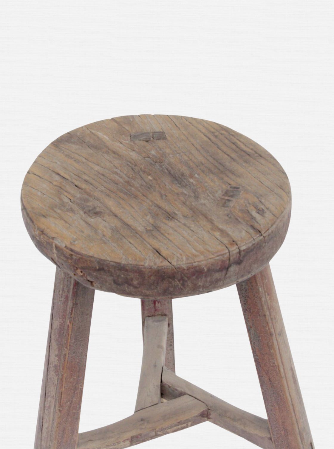 Ivan Vintage Stool - Wood
