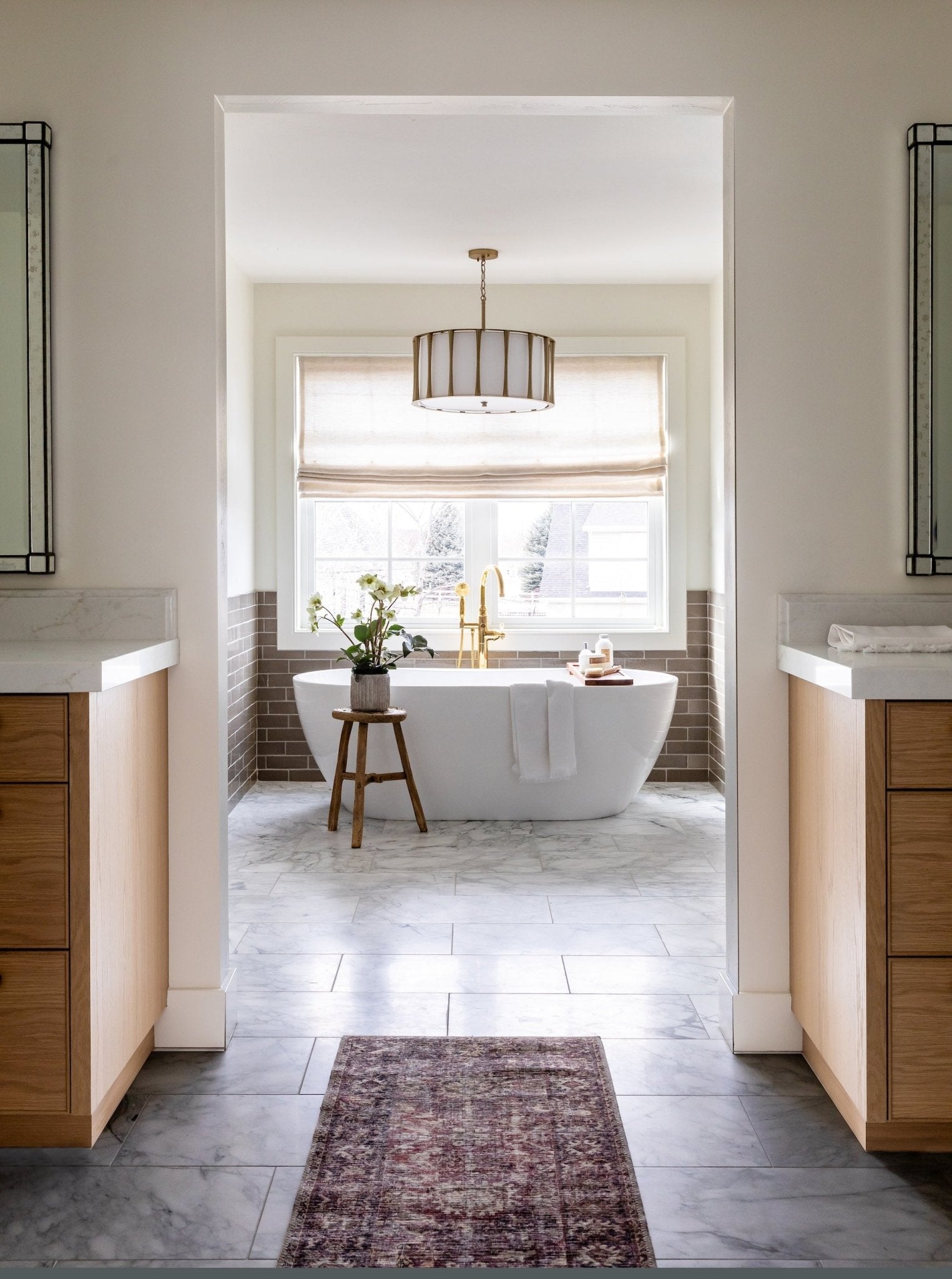 Ivan Vintage Stool - Wood