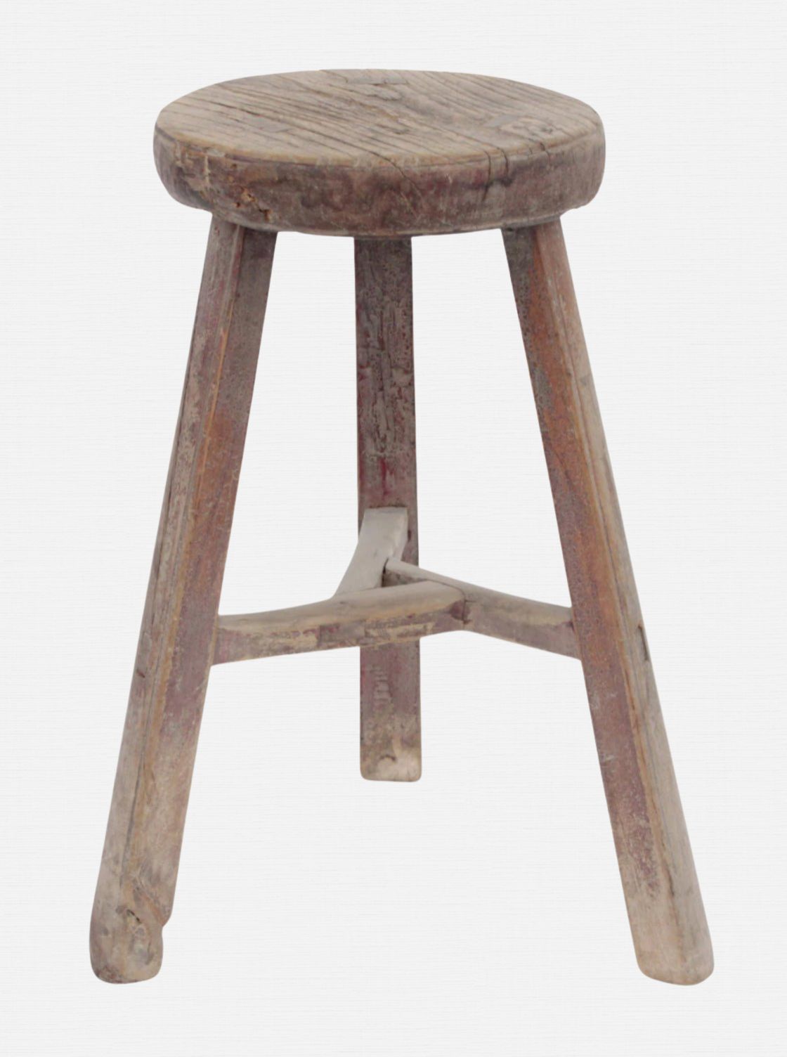 Ivan Vintage Stool - Wood