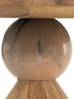 Jack Dining Table - Wood, Stone Top