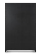 James Cabinet - Metal Base, Glass Top