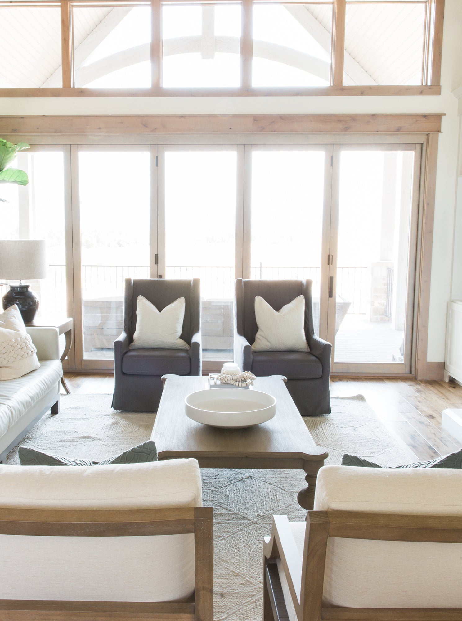 Jane Coffee Table - Mahogany Wood