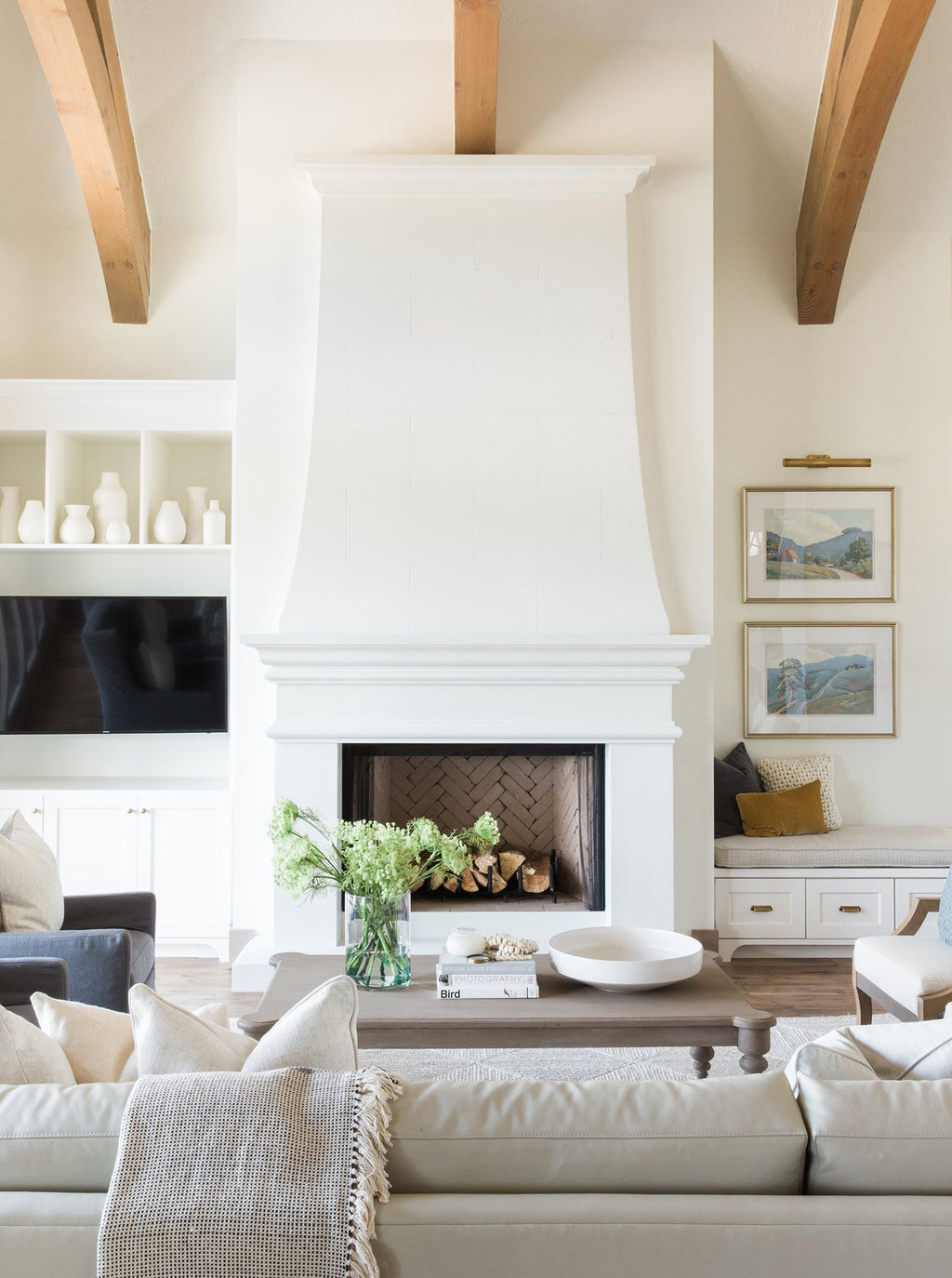 Jane Coffee Table - Mahogany Wood