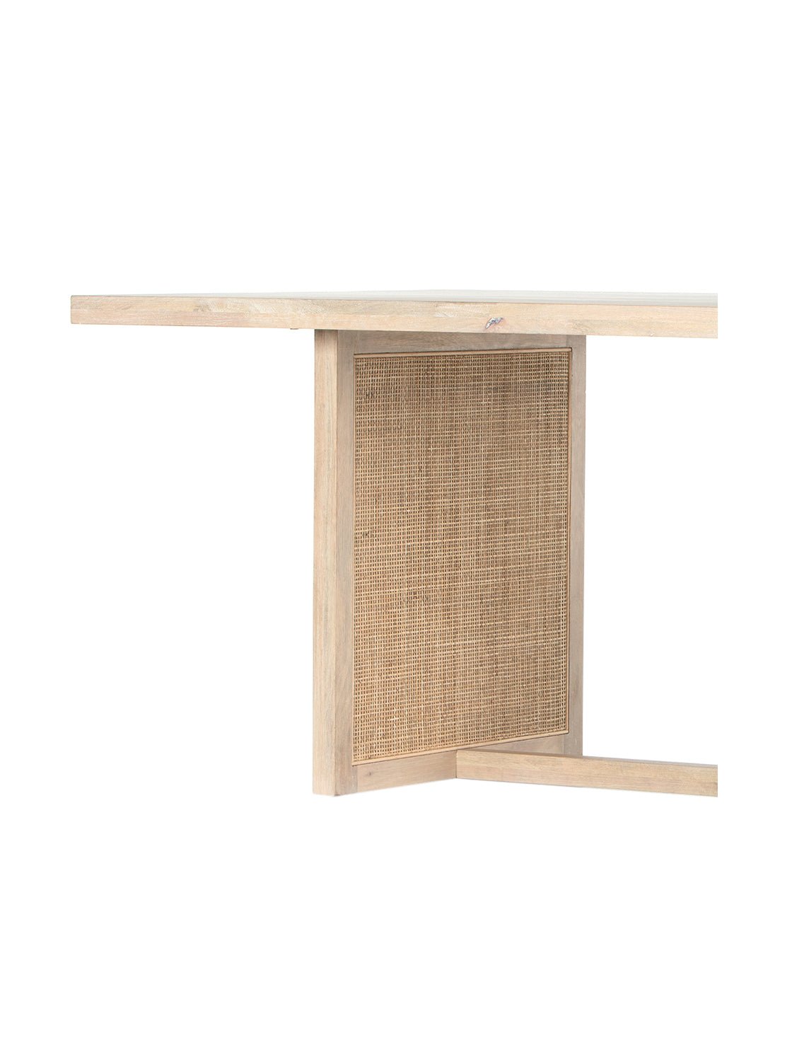 Kona Dining Table - Cane Detail