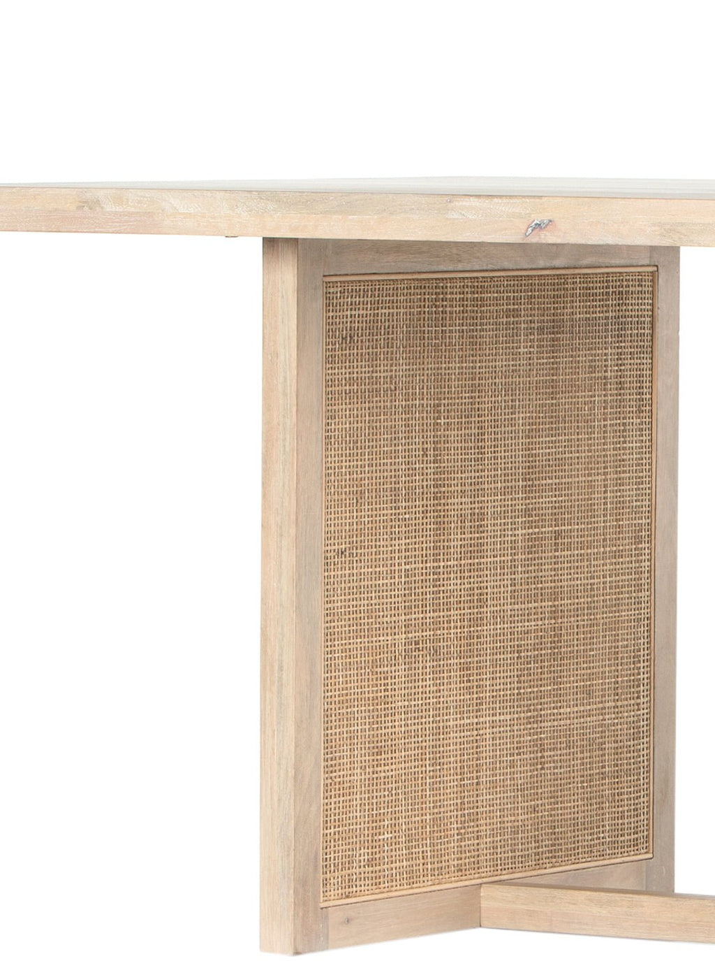 Kona Dining Table - Cane Detail