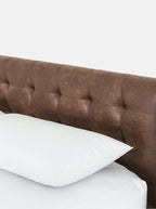 Landry Bed - Upholstered, Metal Base