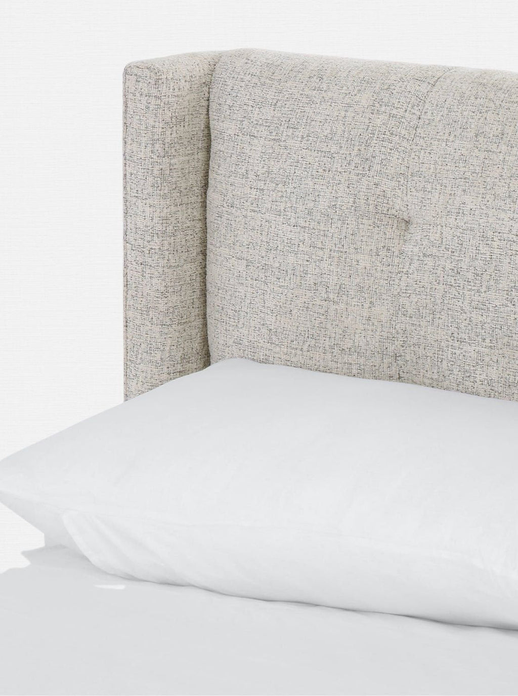 Landry Bed - Upholstered, Metal Base