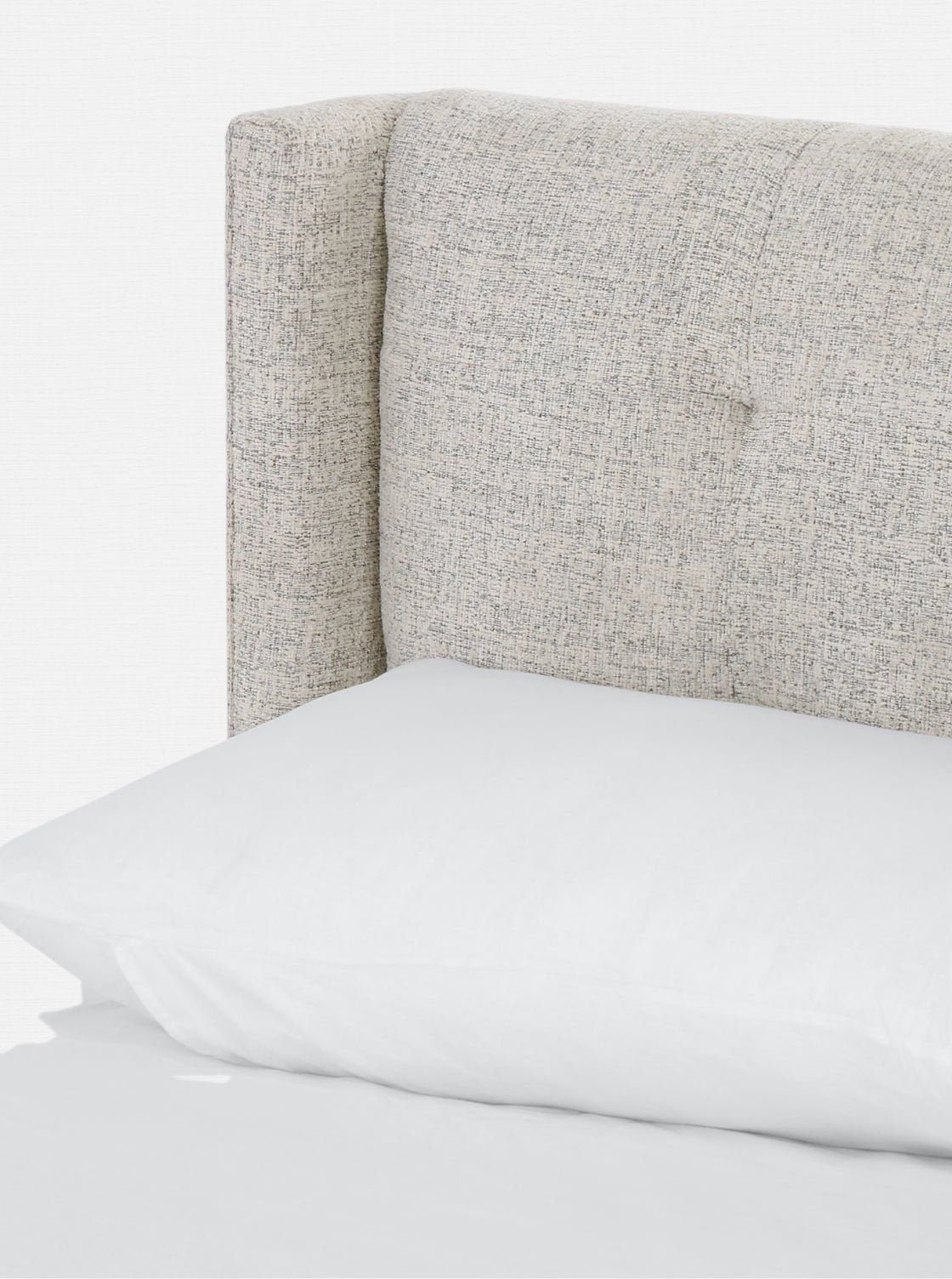 Landry Bed - Upholstered, Metal Base