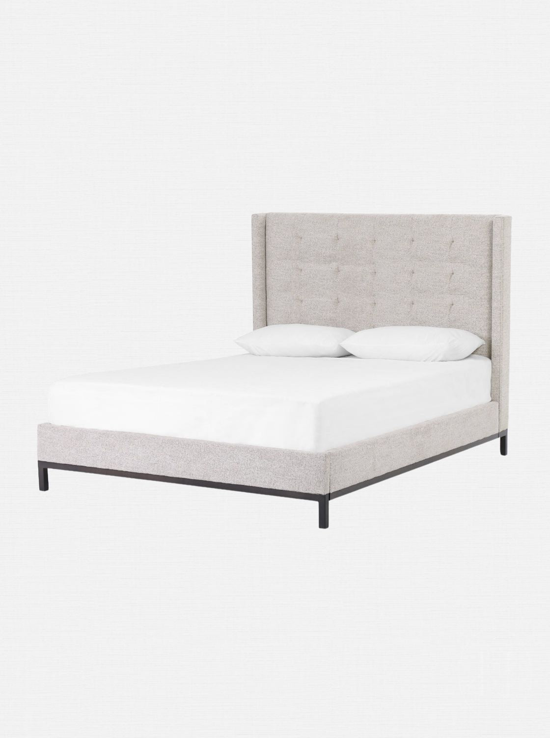 Landry Tall Bed - Upholstered, Wood