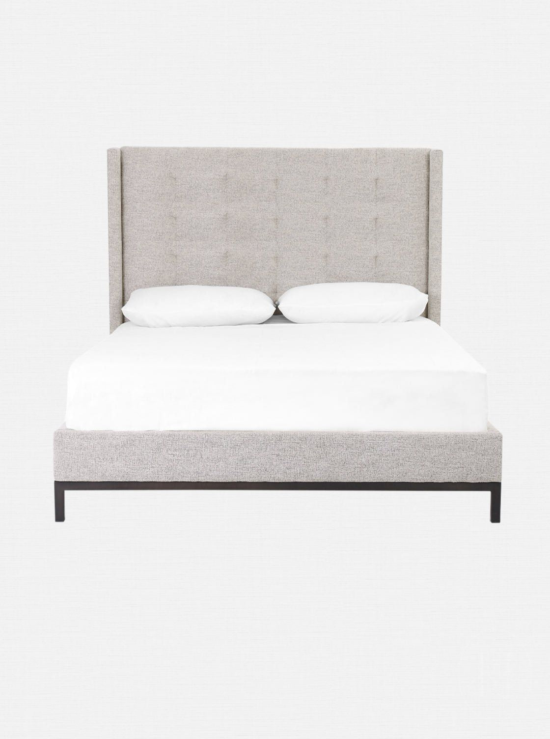 Landry Tall Bed - Upholstered, Wood
