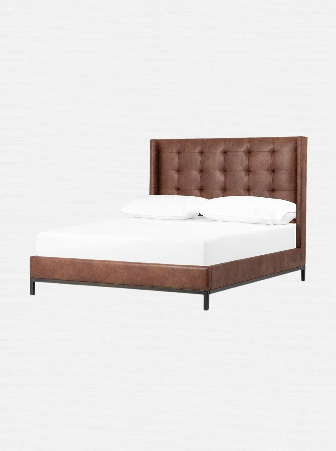 Landry Tall Bed - Upholstered, Wood