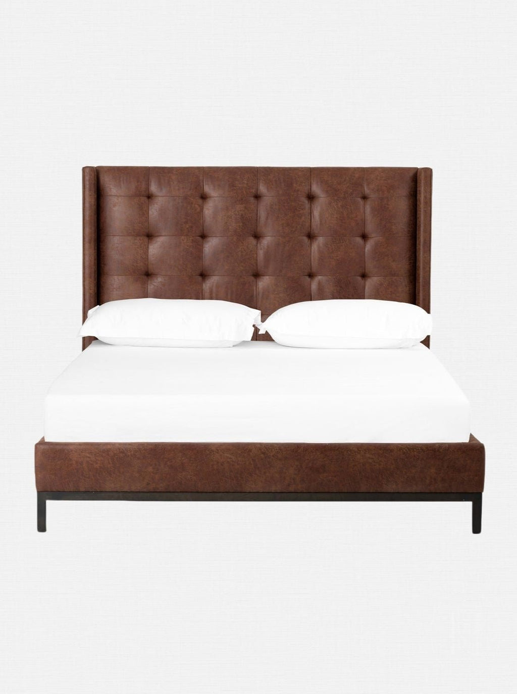 Landry Tall Bed - Upholstered, Wood