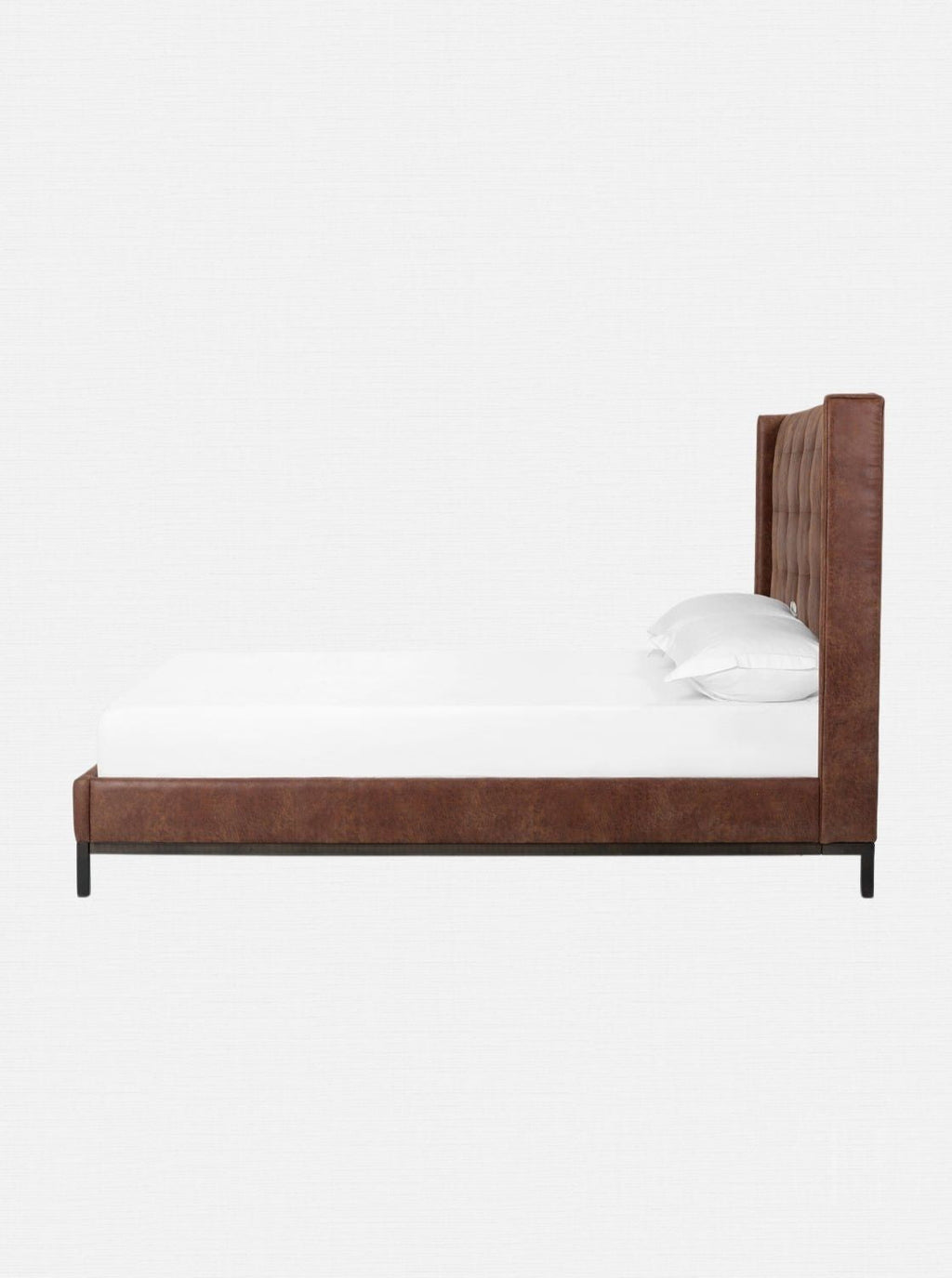 Landry Tall Bed - Upholstered, Wood