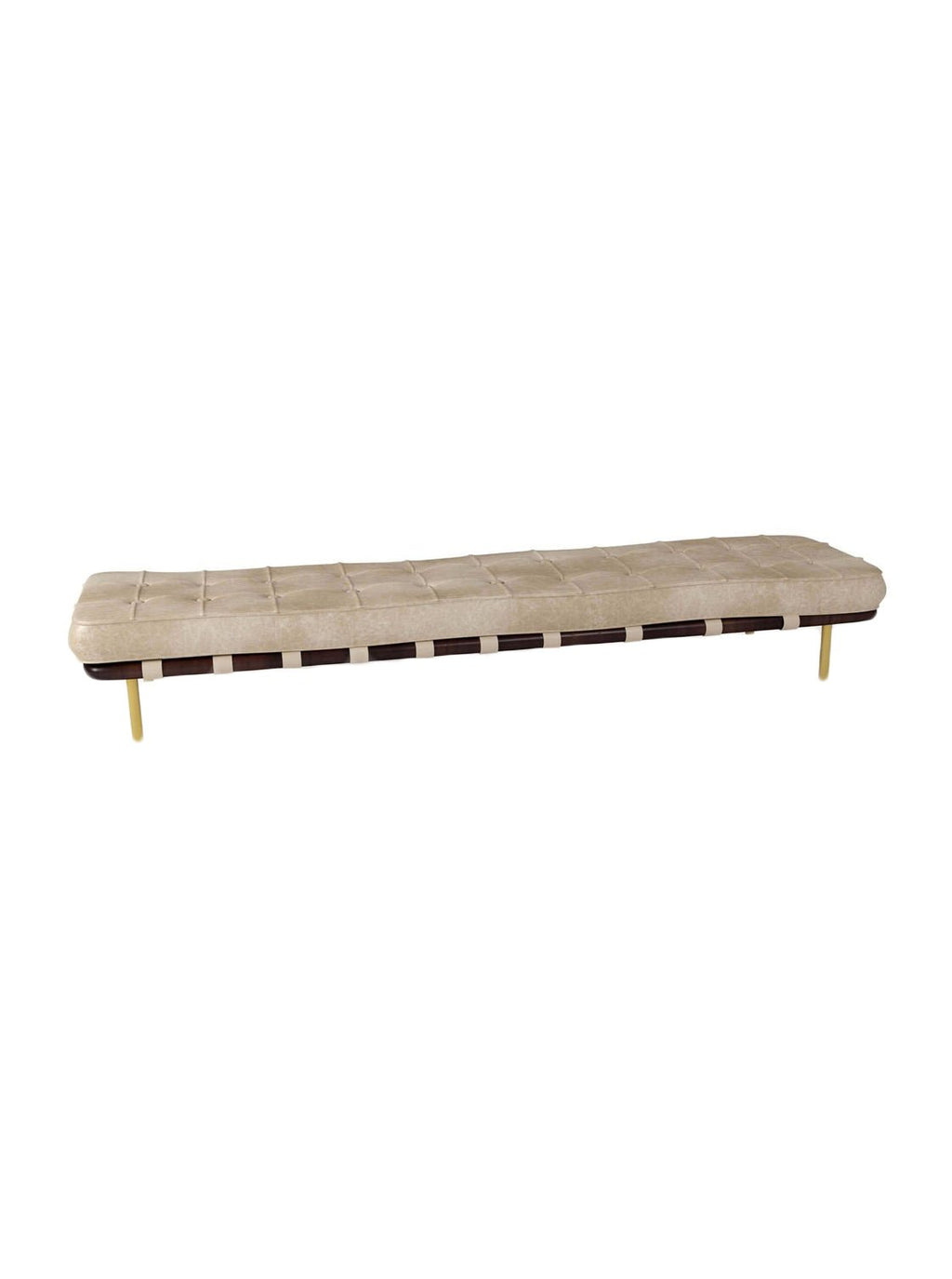 Ledger Gallery Bench - Leather