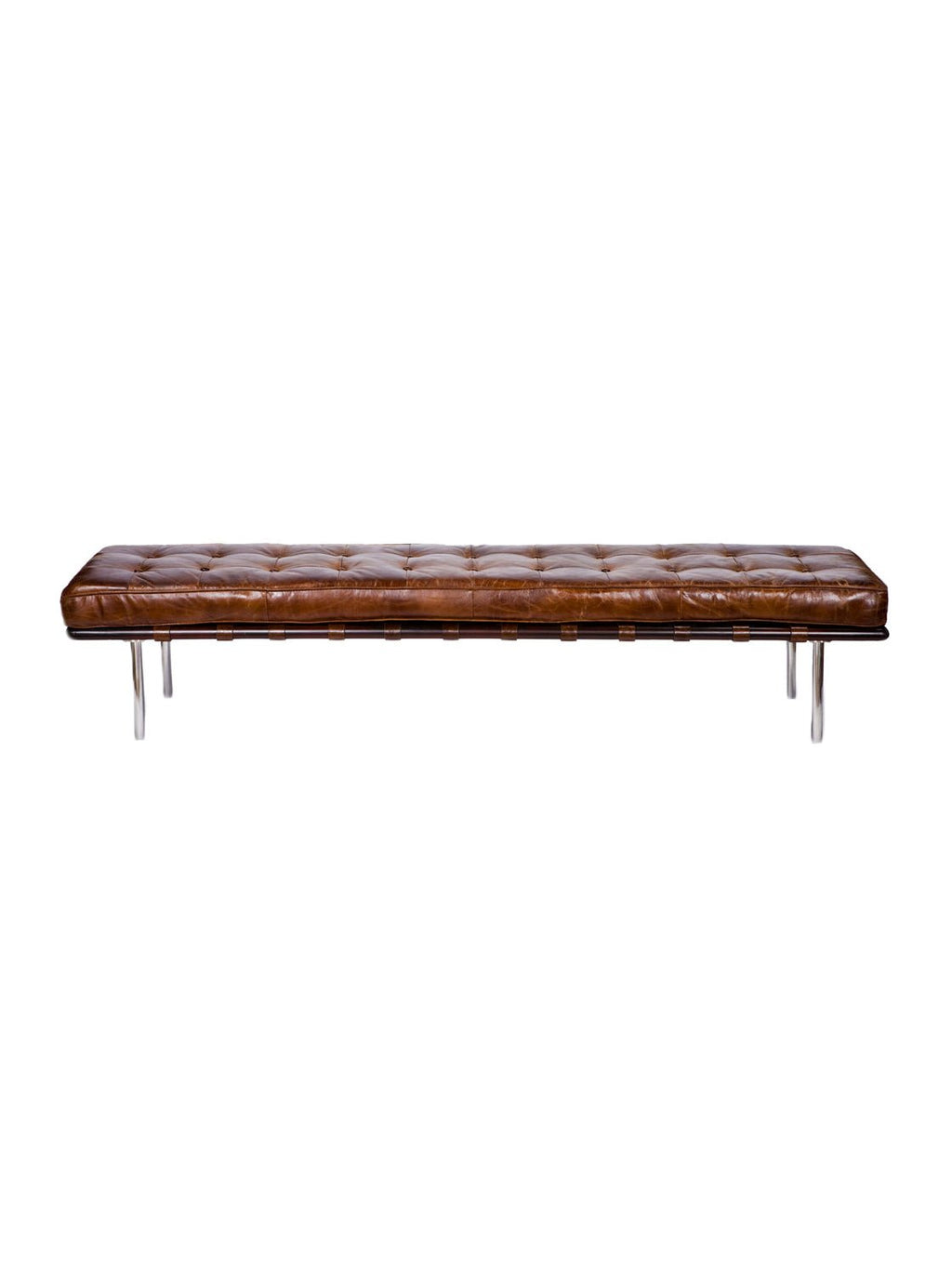 Ledger Gallery Bench - Leather