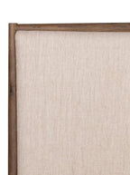 Lucien Bed - Upholstered, Oak Wood