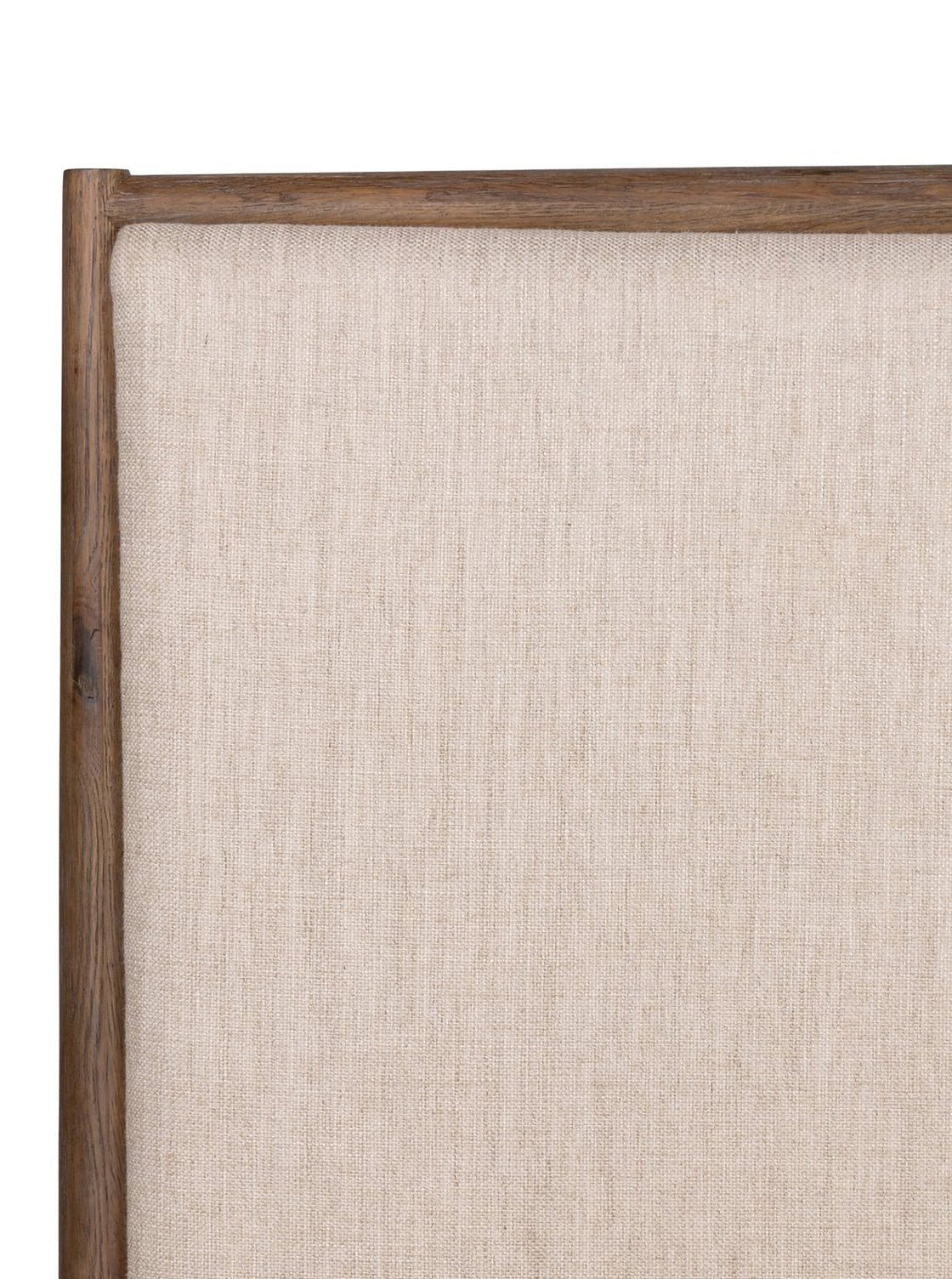 Lucien Bed - Upholstered, Oak Wood