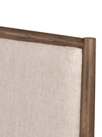 Lucien Bed - Upholstered, Oak Wood