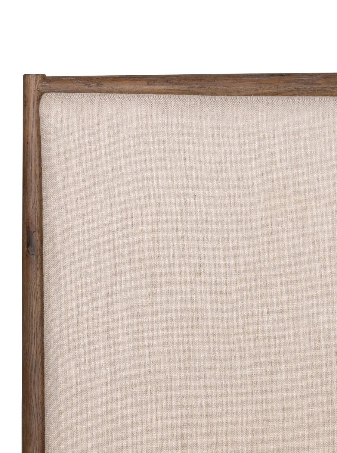 Lucien Bed - Upholstered, Oak Wood