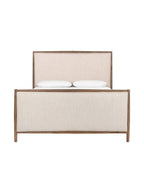 Lucien Bed - Upholstered, Oak Wood
