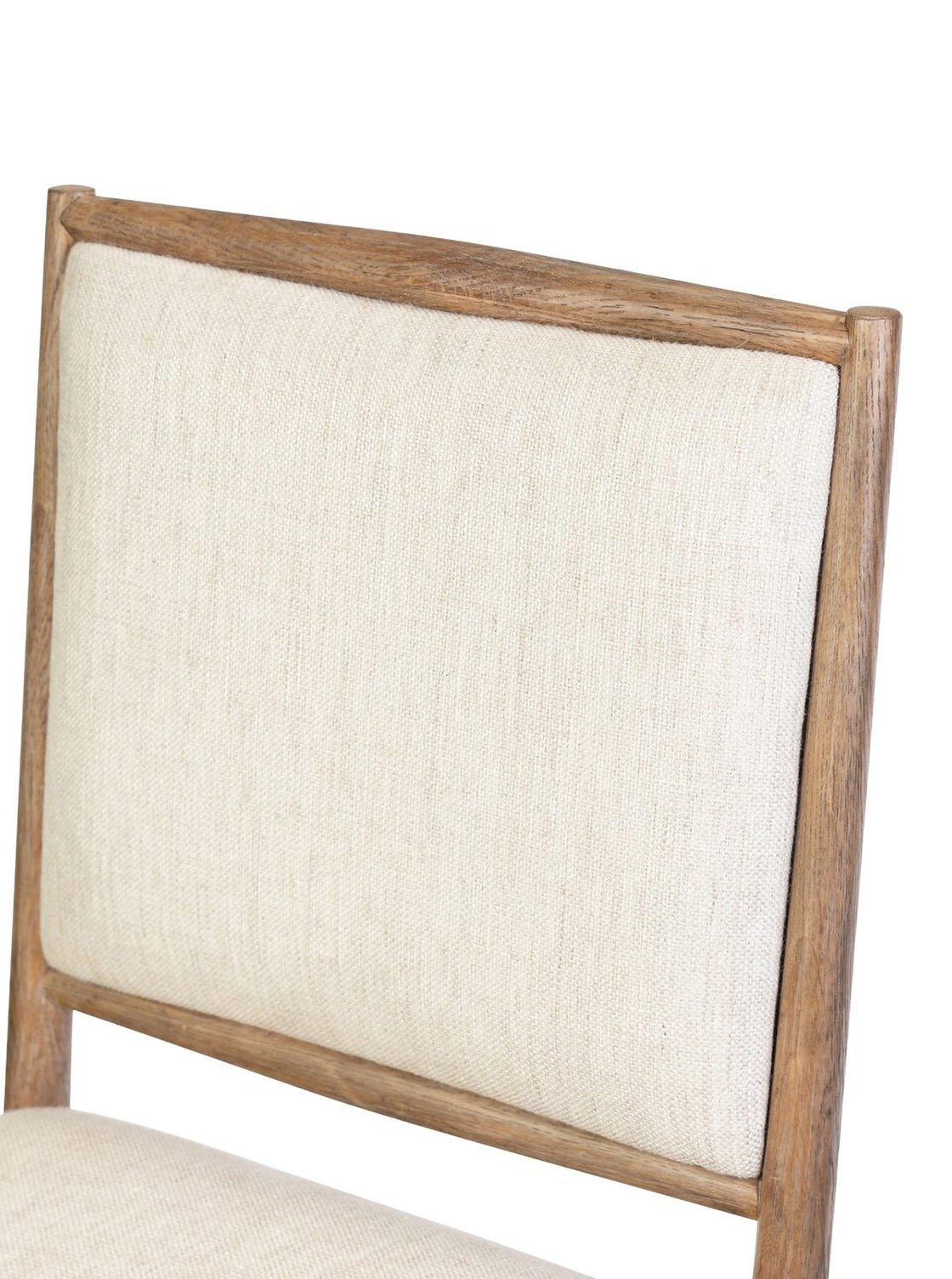 Lucien Dining Chair - Upholstered, Oak Wood