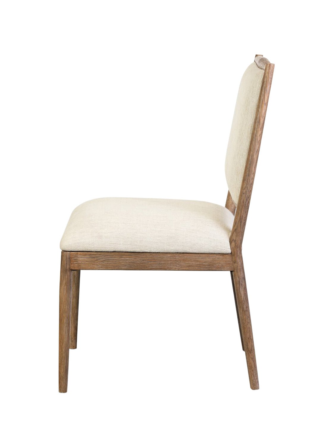 Lucien Dining Chair - Upholstered, Oak Wood