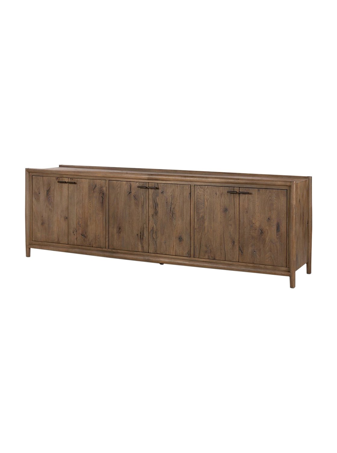 Lucien Six Door Sideboard - Oak Wood