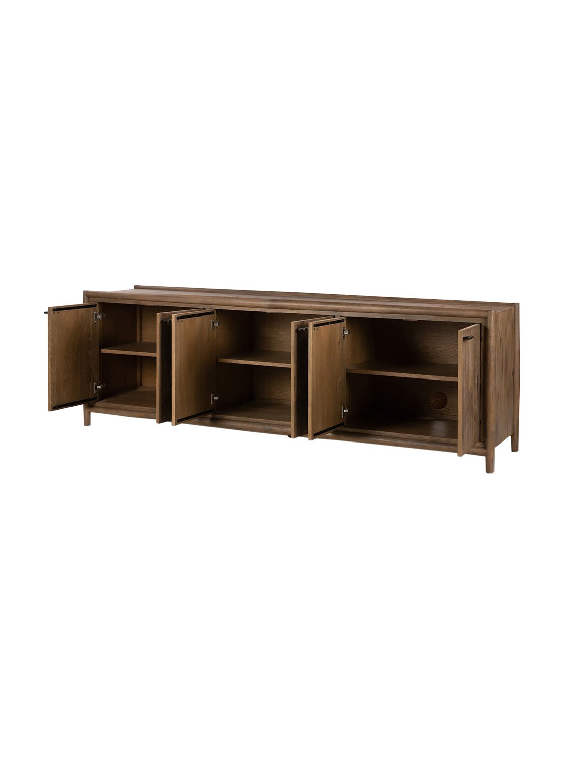 Lucien Six Door Sideboard - Oak Wood