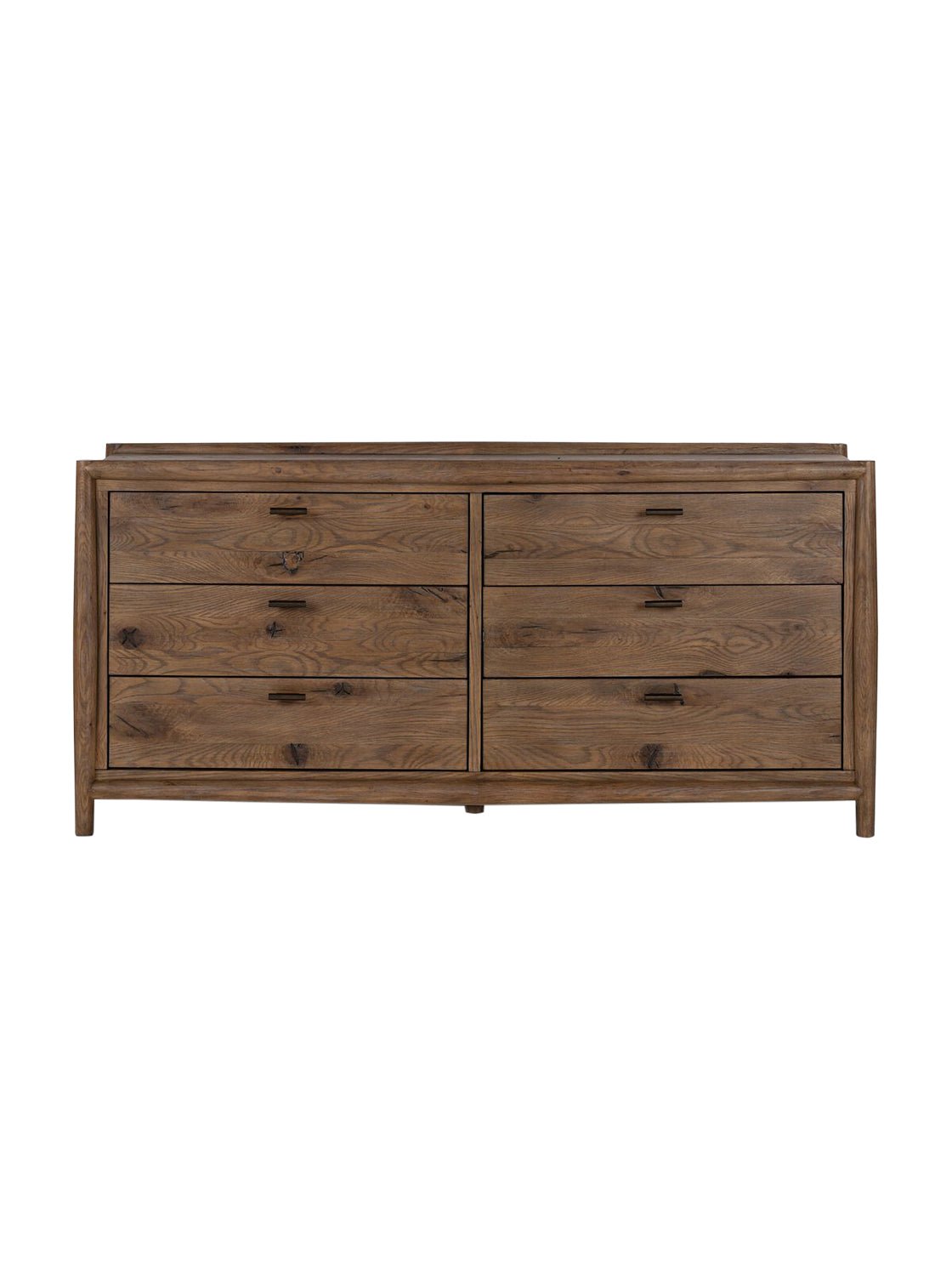 Lucien Six Drawer Dresser - Oak Wood
