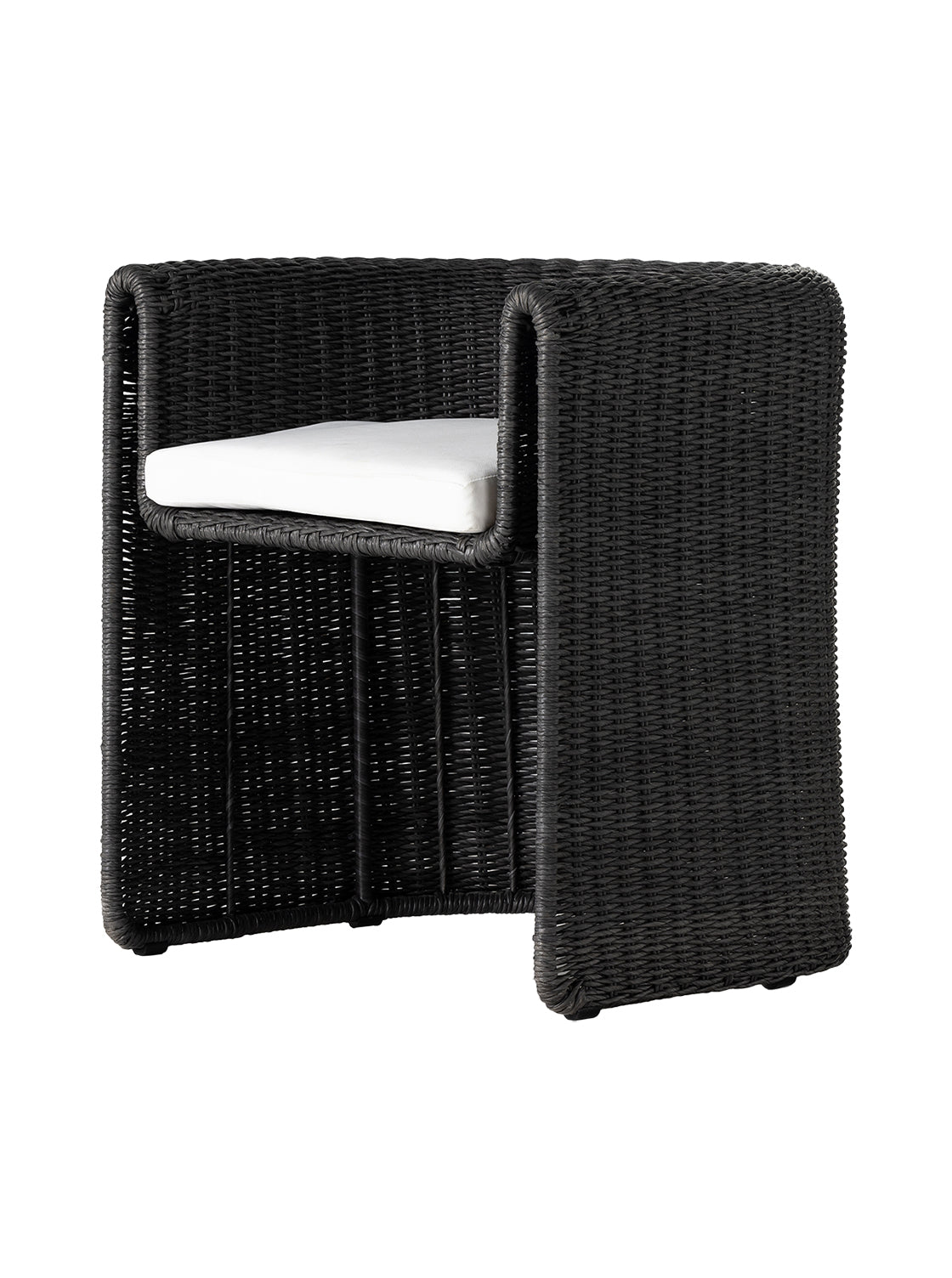 Luigi Outdoor Dining Chair - Cane Detail