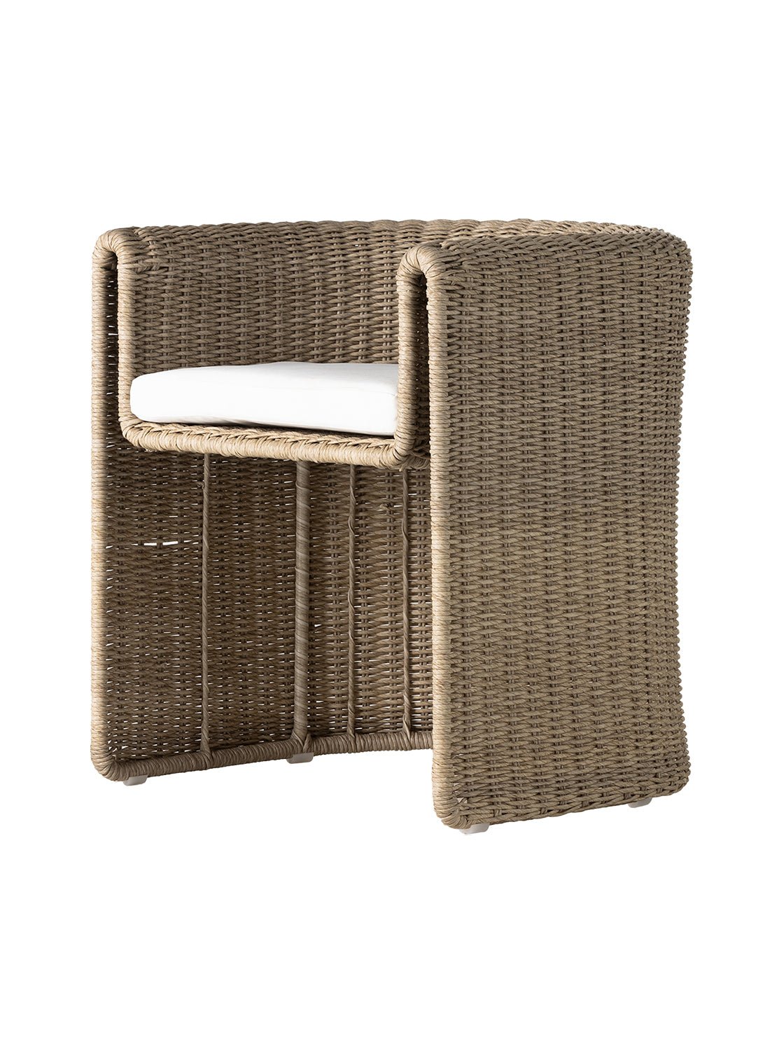 Luigi Outdoor Dining Chair - Cane Detail