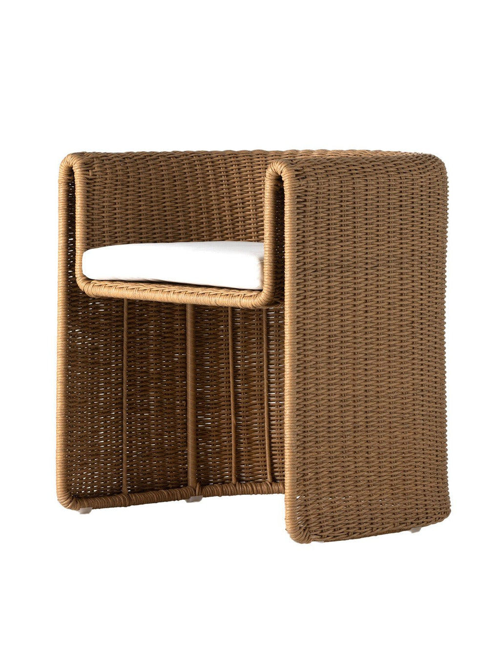 Luigi Outdoor Dining Chair - Cane Detail