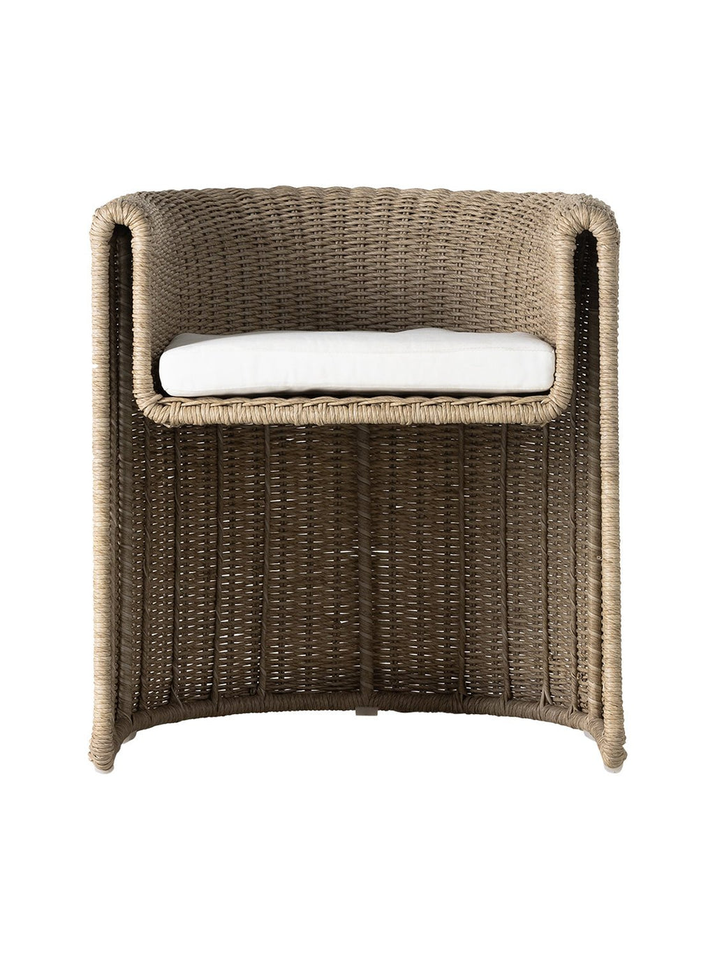 Luigi Outdoor Dining Chair - Cane Detail