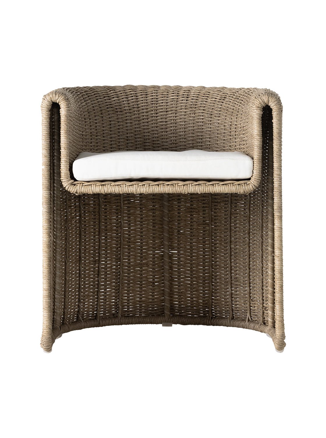 Luigi Outdoor Dining Chair - Cane Detail