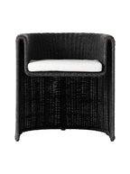 Luigi Outdoor Dining Chair - Cane Detail
