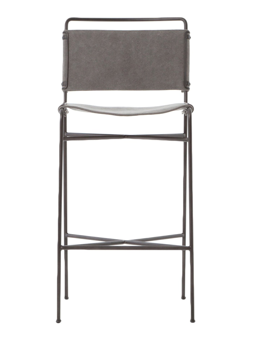 Margot Bar  Stool - Upholstered, Leather