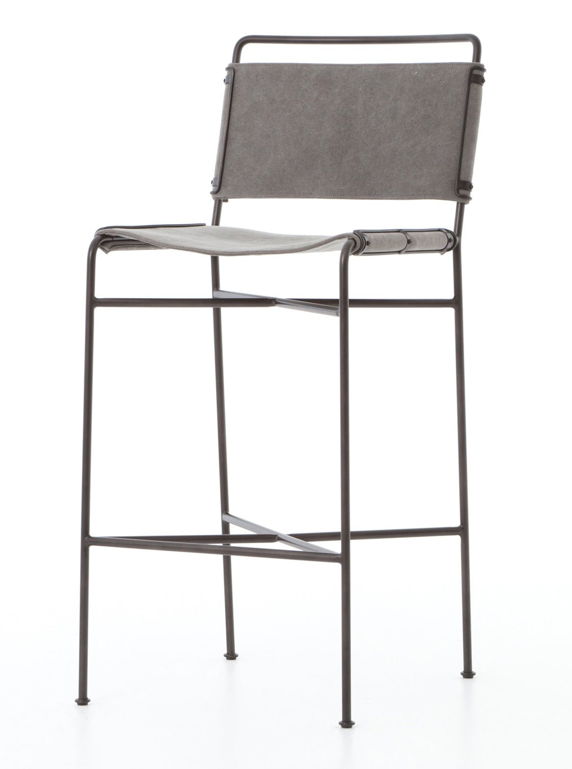 Margot Bar  Stool - Upholstered, Leather