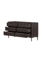 Mariana Dresser - Pine Wood, Metal Base