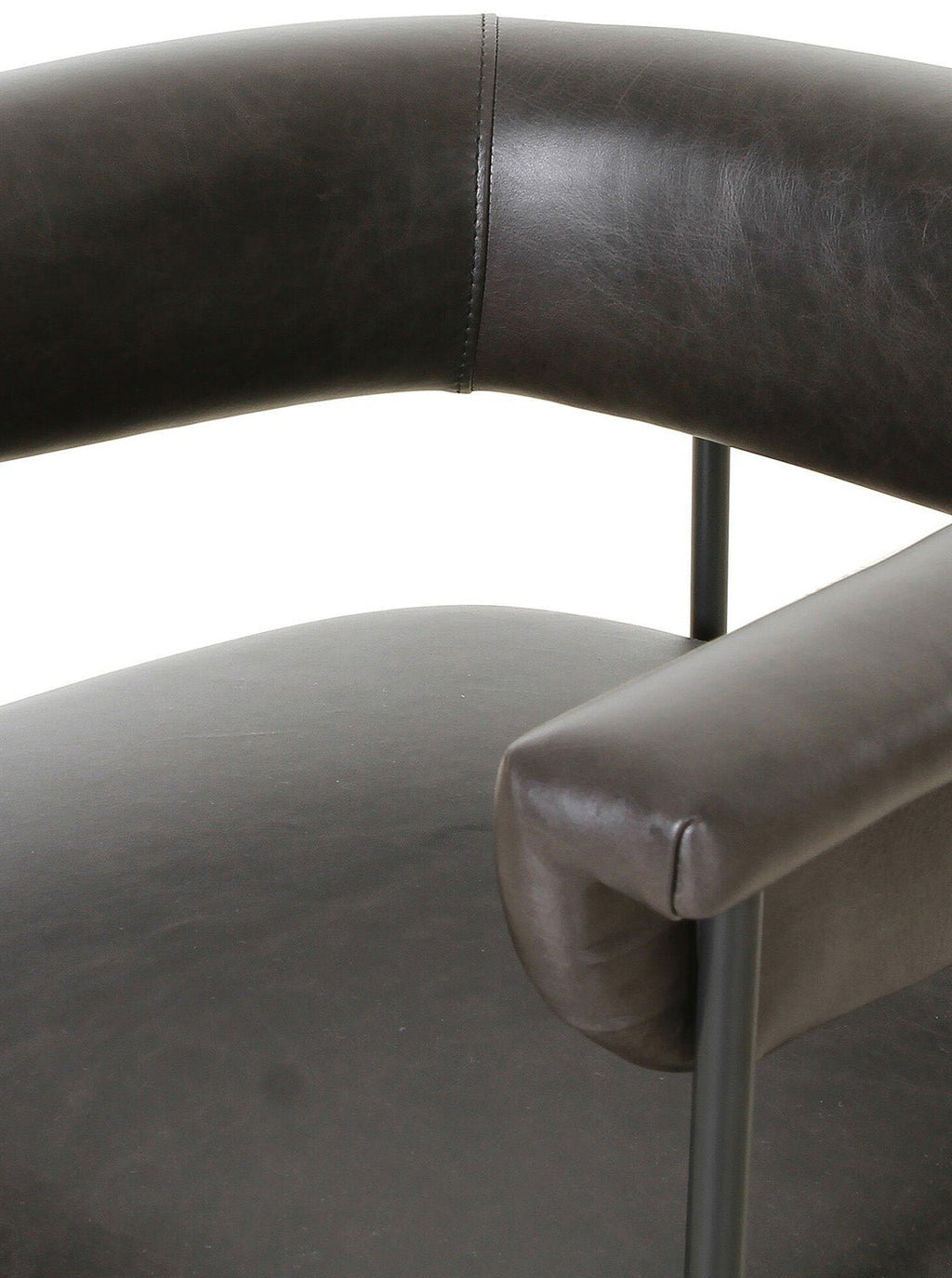 Martine Bar + Counter Stool - Upholstered, Metal Base