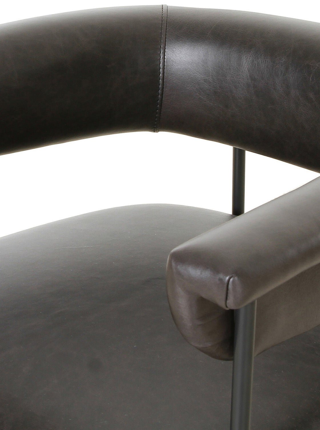 Martine Bar + Counter Stool - Upholstered, Metal Base