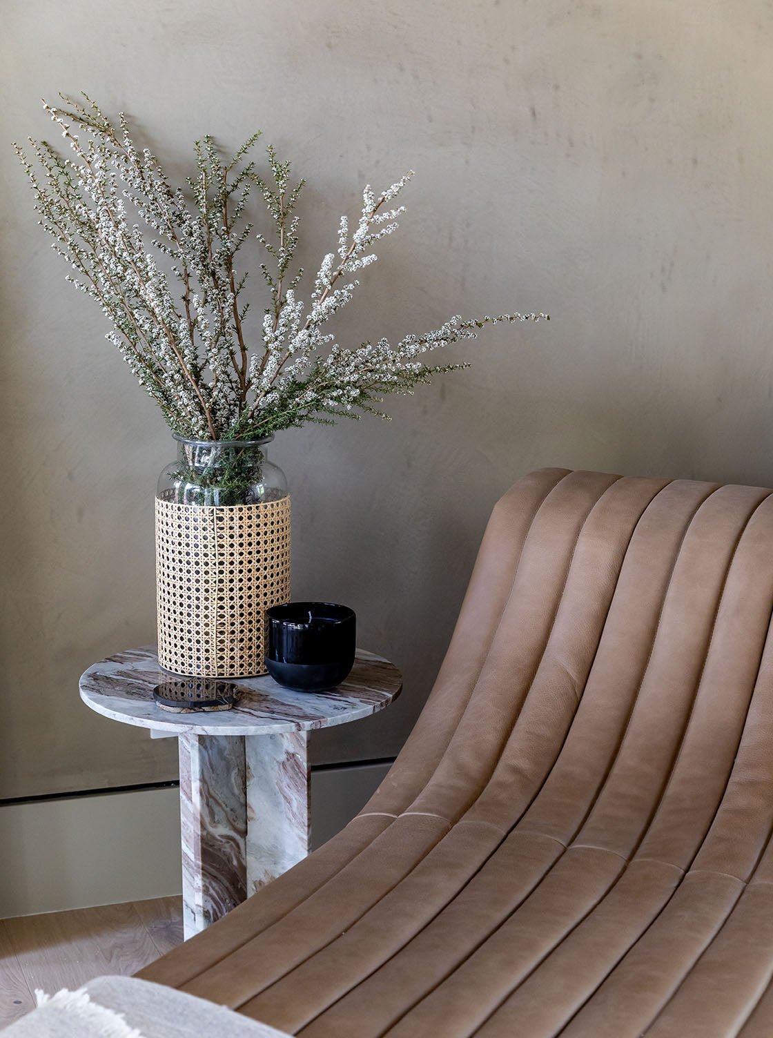 Meredith Chaise Lounge - Upholstered