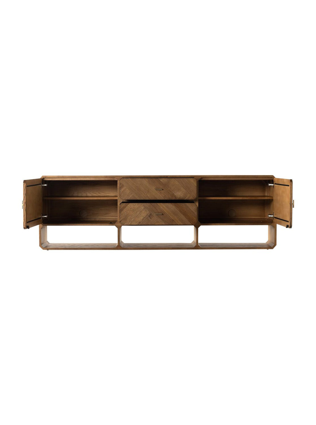 Micah Media Console - Ash Wood