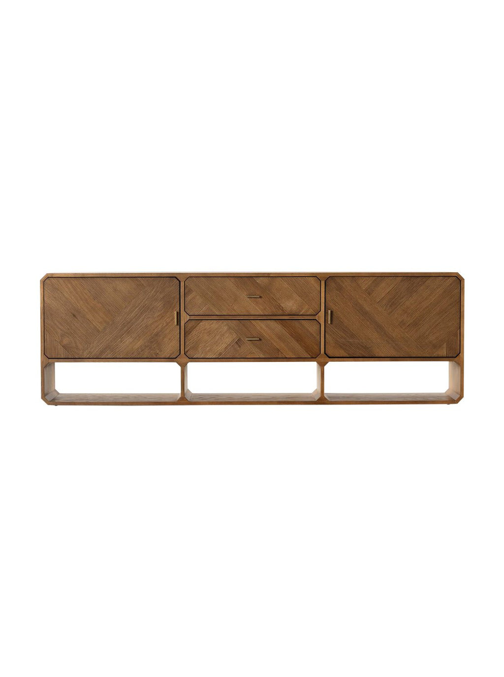 Micah Media Console - Ash Wood